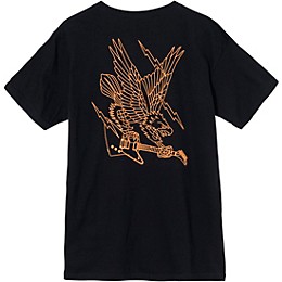 Gibson Screaming Eagle T-Shirt Medium Black