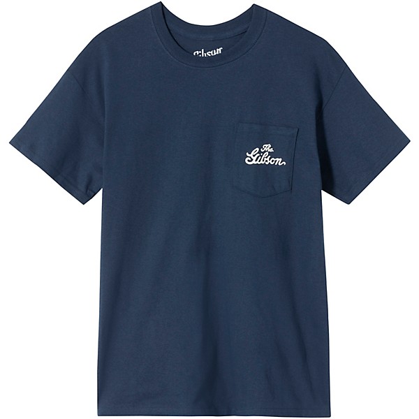 Gibson Premium Instruments T-Shirt - X Large Navy