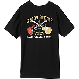 Gibson Guitars of the Stars Shop T-Shirt Small Black