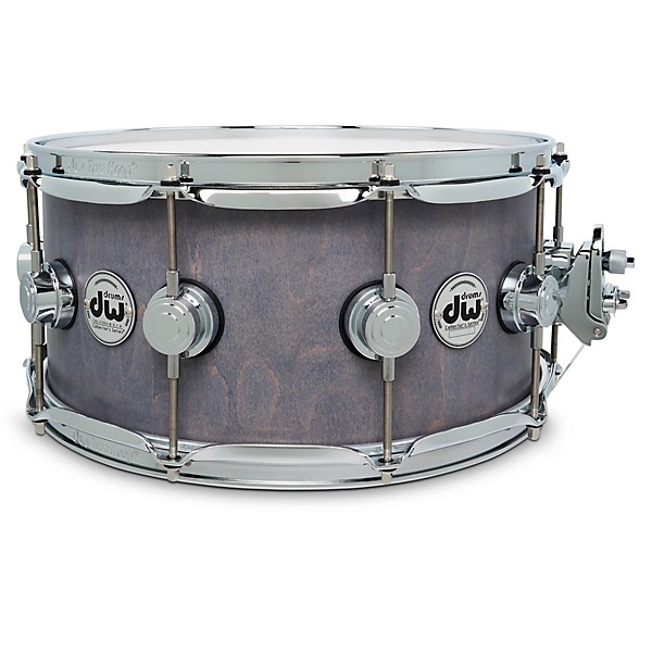 DW Collector's Series SonicPly Satin Oil Snare Drum - 14 x 6.5 in. Satin Slate
