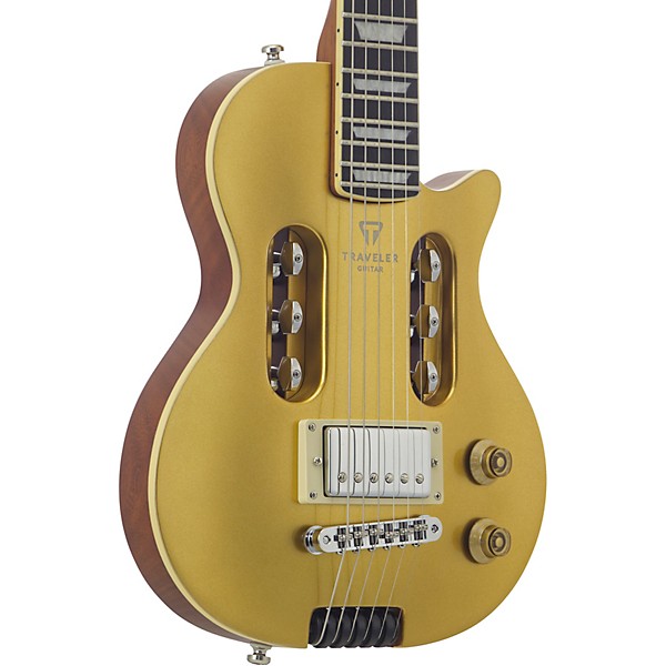 Traveler Guitar EG-1 Deluxe Electric Guitar Gold Top