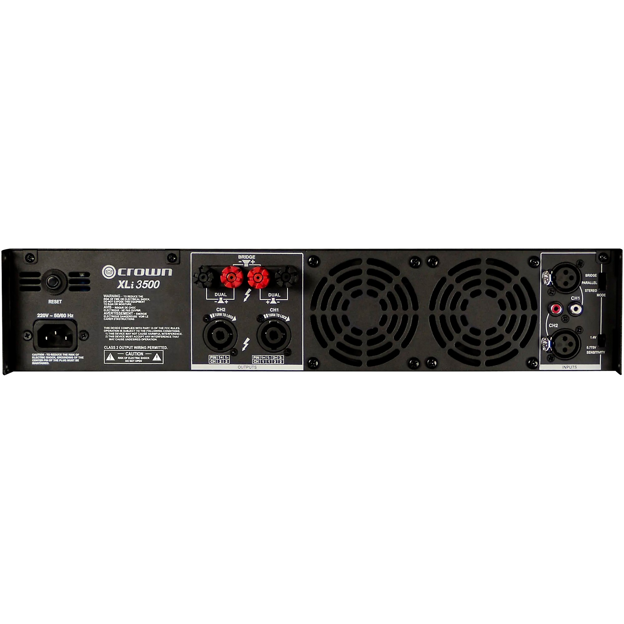 Open Box Crown XLi 3500 Power Amplifier | Guitar Center