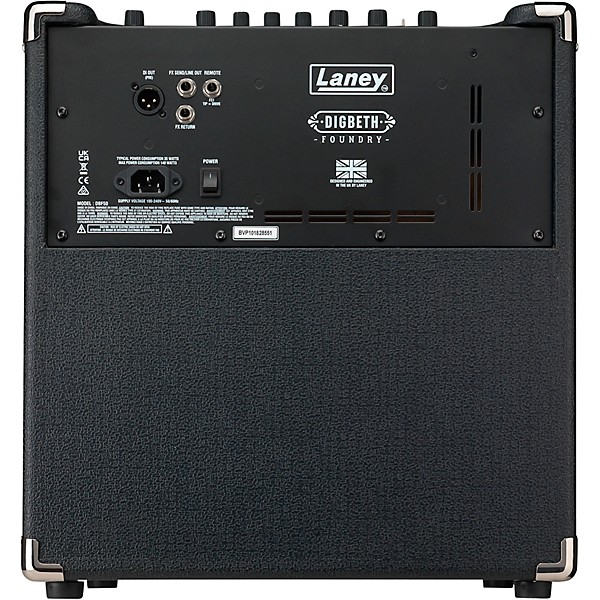 Laney Digbeth Foundry DBF50 50W 1x10" Bass Combo Amplifier - Black