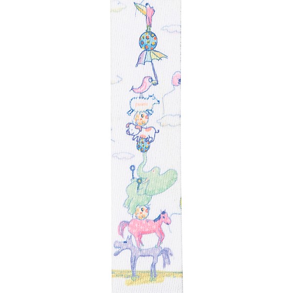 D'Addario John Lennon Art Series Imagine Animals Kids Ukulele Guitar Strap