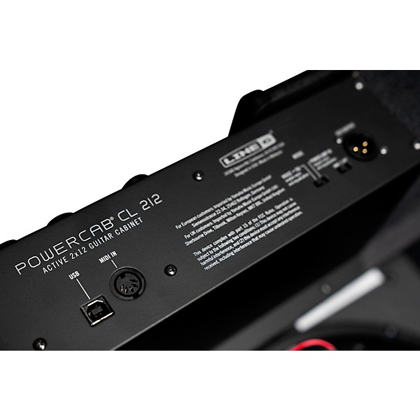 Line 6 PowerCab CL 212 200W 2x12 Powered Guitar Speaker Cabinet Black