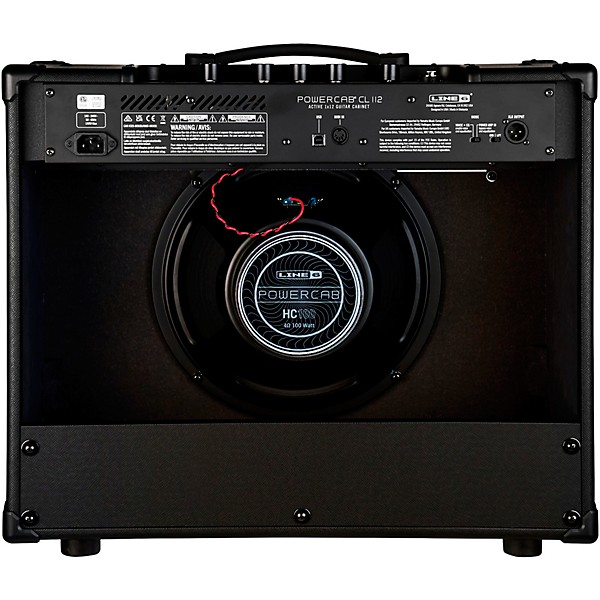 Line 6 PowerCab CL 112 100W 1x12 Powered Guitar Speaker Cabinet Black