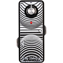 EarthQuaker Devices Easy Listening Analog Amp Simulator Pedal - Black and White