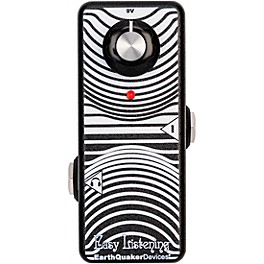EarthQuaker Devices Easy Listening Analog Amp Simulator Pedal - Black and White