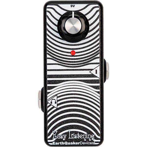 EarthQuaker Devices Easy Listening Analog Amp Simulator Pedal - Black and White
