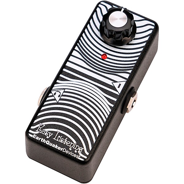 EarthQuaker Devices Easy Listening Analog Amp Simulator Pedal - Black and White