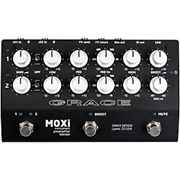Grace Design MOXi 2-Channel Instrument Preamp/Blender Pedal Black