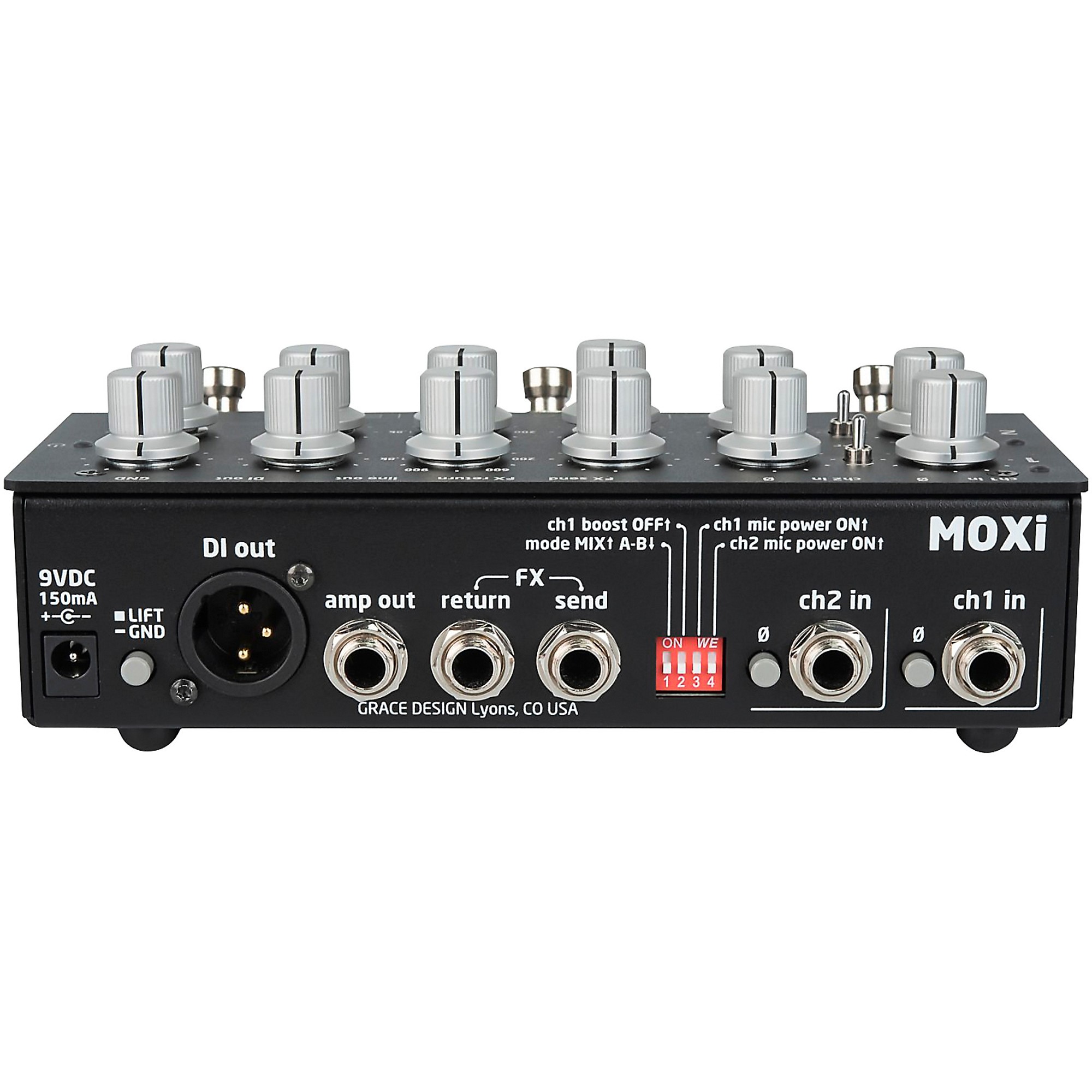 Grace Design MOXi 2-Channel Instrument Preamp/Blender Pedal Black