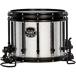 Mapex Quantum Mark II Classic Snare Drum with Black Hardware 14 x 12 in. Silver Diamond Dazzle