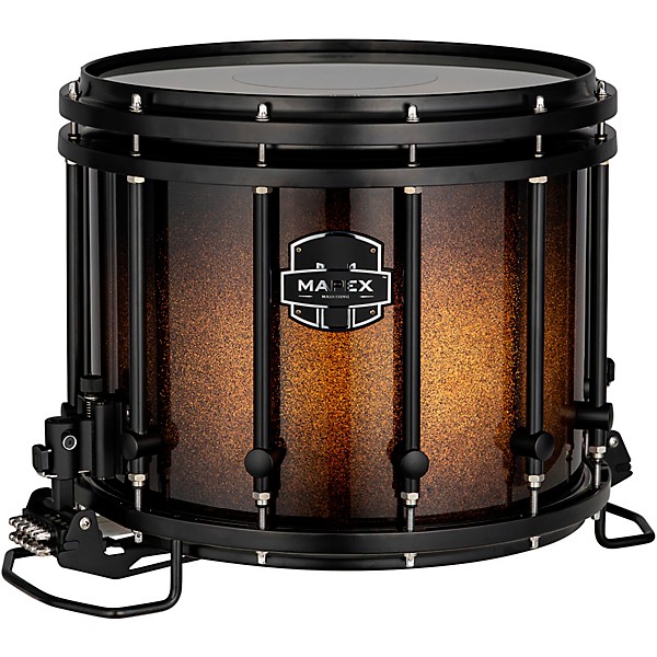 Mapex Quantum Mark II Classic Snare Drum with Black Hardware 14 x 12 in. Gold Sparkle Burst