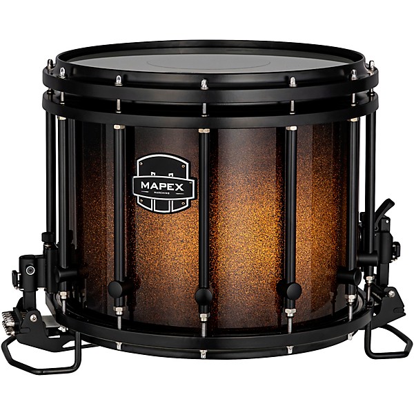 Mapex Quantum Mark II Classic Snare Drum with Black Hardware 14 x 12 in. Gold Sparkle Burst