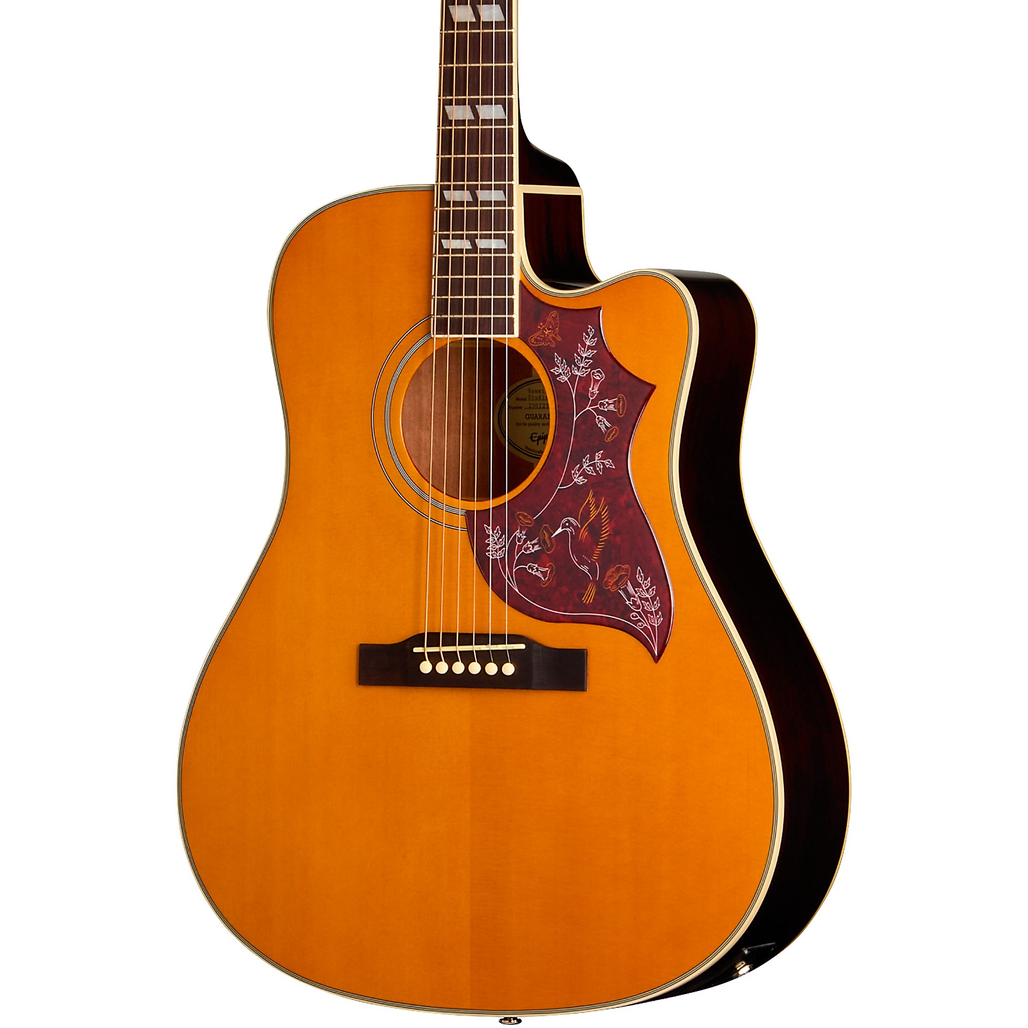 Epiphone Hummingbird Studio EC Acoustic-Electric Guitar Natural