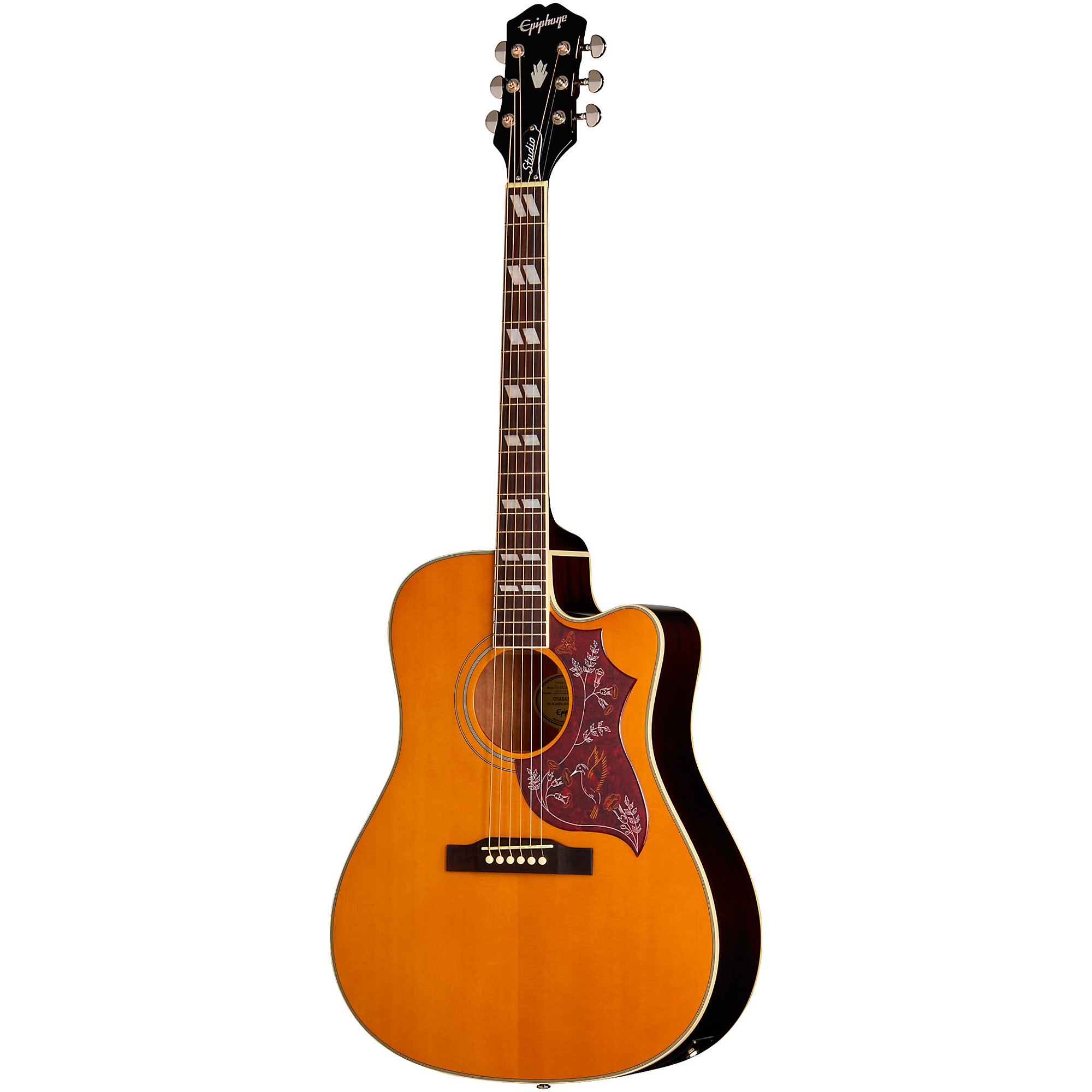 Epiphone Hummingbird Studio EC Acoustic-Electric Guitar Natural