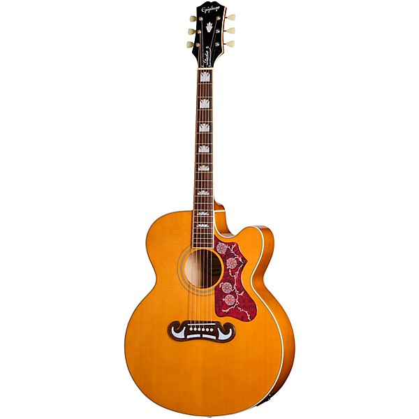 Epiphone J-200 Studio EC Acoustic-Electric Guitar - Natural