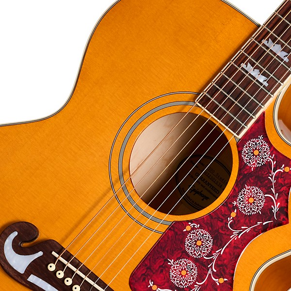 Epiphone J-200 Studio EC Acoustic-Electric Guitar - Natural