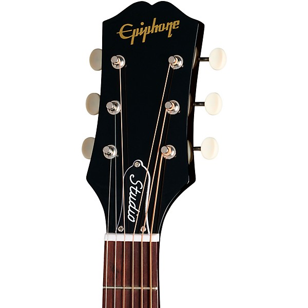 Epiphone Blues King Studio Left-Handed Acoustic-Electric Guitar - Dark Burst