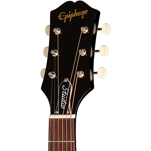 Epiphone Blues King Studio Left-Handed Acoustic-Electric Guitar - Ebony