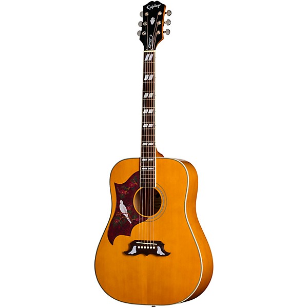 Epiphone Dove Studio Left-Handed Acoustic-Electric Guitar - Natural