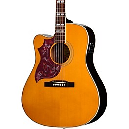Epiphone Hummingbird Studio EC Left-Handed Acoustic-Electric Guitar - Natural