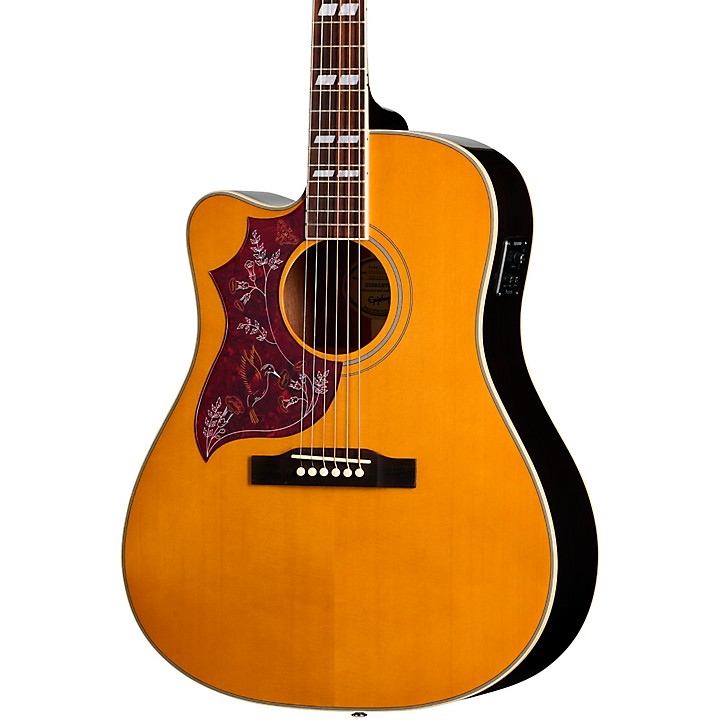 Epiphone Hummingbird Studio EC Left-Handed Acoustic-Electric