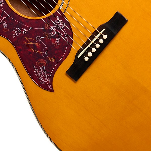 Epiphone Hummingbird Studio EC Left-Handed Acoustic-Electric Guitar - Natural