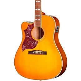 Epiphone Hummingbird Studio EC Left-Handed Acoustic-Electric Guitar - Heritage Cherry Sunburst
