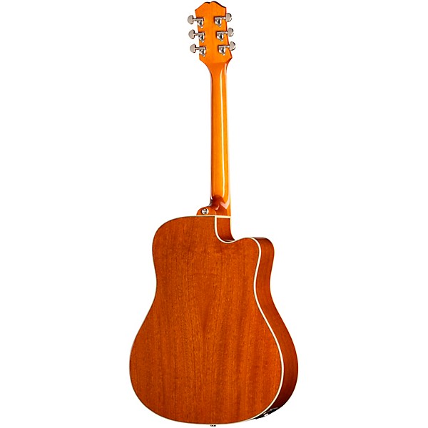 Epiphone Hummingbird Studio EC Left-Handed Acoustic-Electric Guitar - Heritage Cherry Sunburst