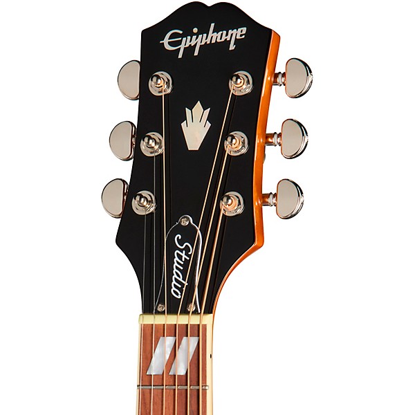 Epiphone Hummingbird Studio EC Left-Handed Acoustic-Electric Guitar - Heritage Cherry Sunburst