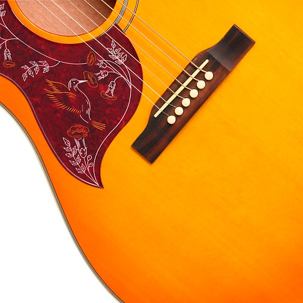 Epiphone Hummingbird Studio EC Left-Handed Acoustic-Electric Guitar - Heritage Cherry Sunburst