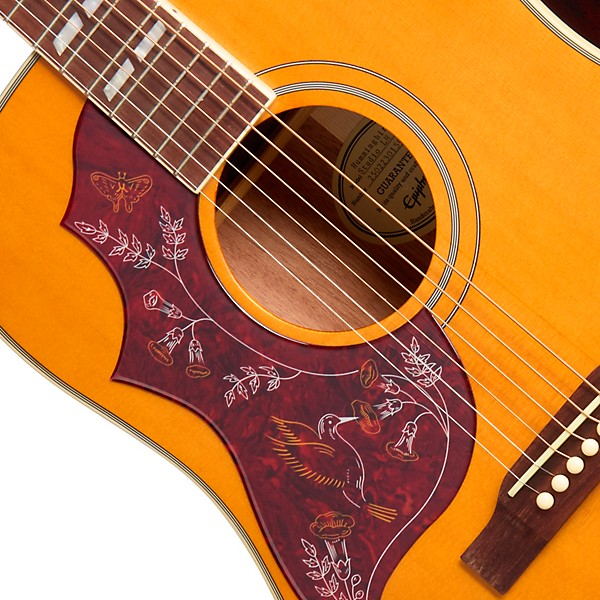 Epiphone Hummingbird Studio Left-Handed Acoustic-Electric Guitar - Natural