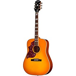 Epiphone Hummingbird Studio Left-Handed Acoustic-Electric Guitar - Heritage Cherry Sunburst