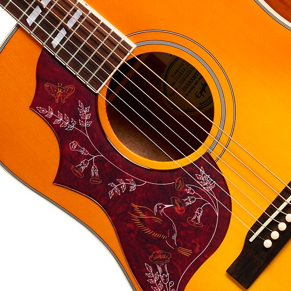 Epiphone Hummingbird Studio Left-Handed Acoustic-Electric Guitar - Heritage Cherry Sunburst