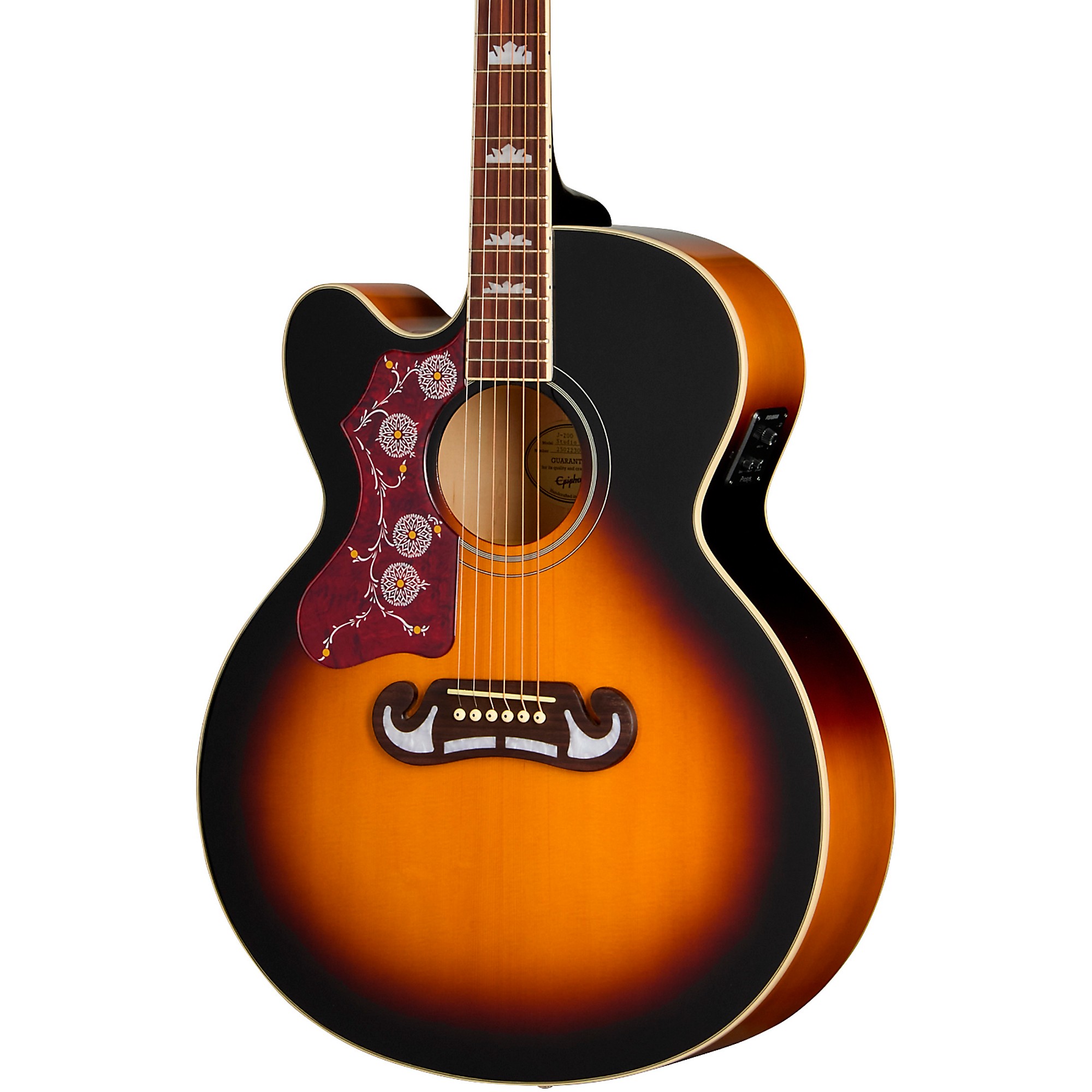 ギター Epiphone J-200EC LH Epiphone J-200 Studio EC Left-Handed Acoustic-Electric Guitar