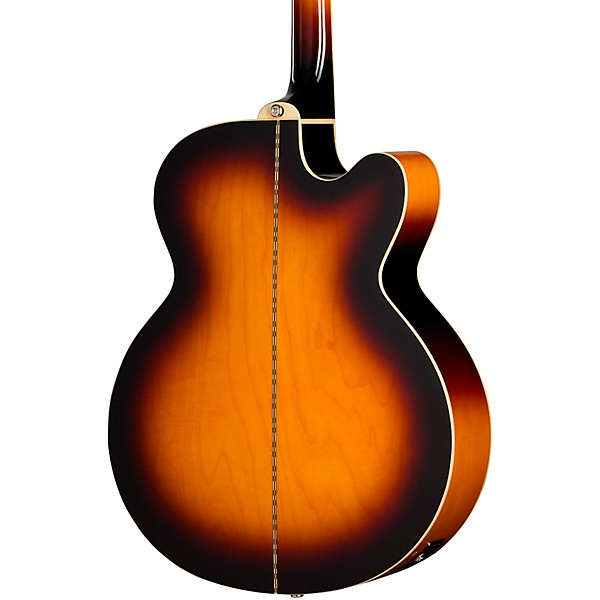 Epiphone J-200 Studio EC Left-Handed Acoustic-Electric Guitar - Vintage Sunburst