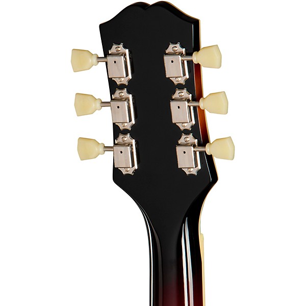 Epiphone J-200 Studio EC Left-Handed Acoustic-Electric Guitar - Vintage Sunburst