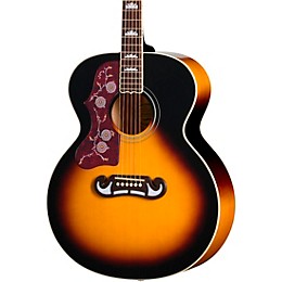 Epiphone J-200 Studio Left-Handed Acoustic-Electric Guitar - Vintage Sunburst