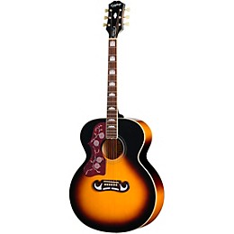 Epiphone J-200 Studio Left-Handed Acoustic-Electric Guitar - Vintage Sunburst