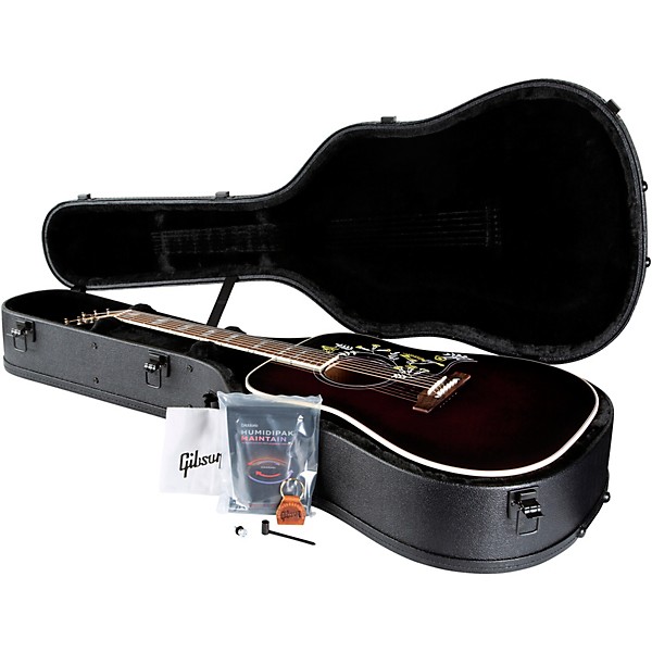 Open Box Gibson Hummingbird Standard Acoustic-Electric Guitar Level 2 Purple Burst 197881411459