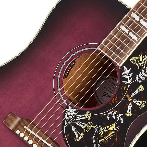 Open Box Gibson Hummingbird Standard Acoustic-Electric Guitar Level 2 Purple Burst 197881411459