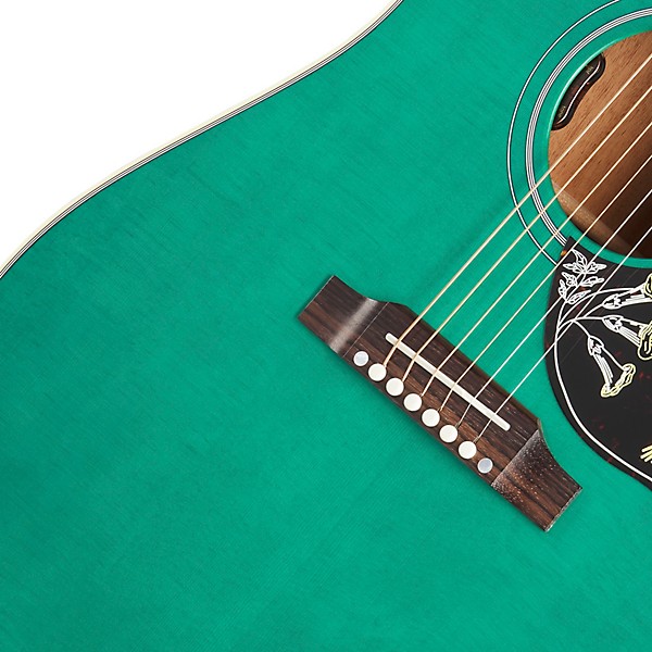 Gibson Hummingbird Standard Acoustic-Electric Guitar Seafoam Green