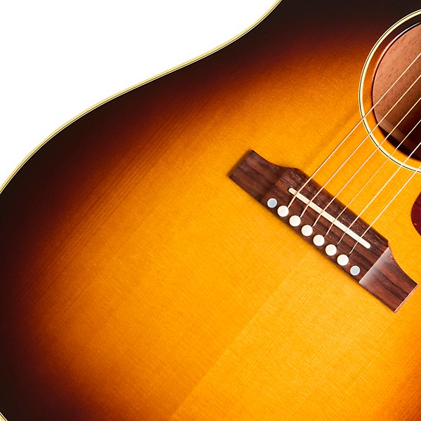 Gibson J-160E Original Acoustic-Electric Guitar - Vintage Sunburst