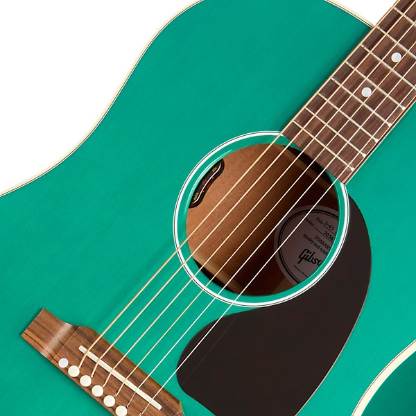 Gibson J-45 Standard Acoustic-Electric Guitar Seafoam Green