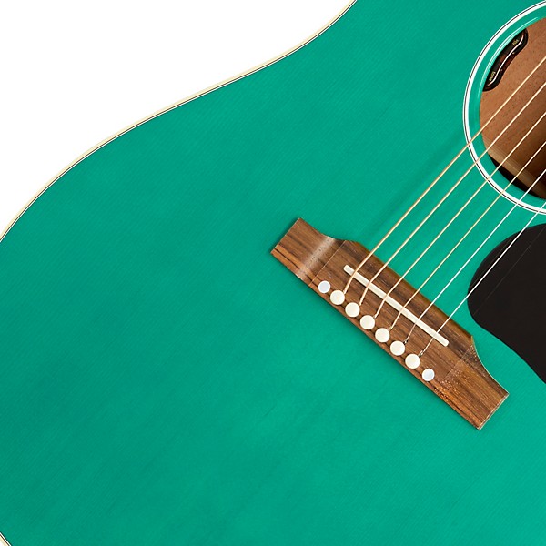 Gibson J-45 Standard Acoustic-Electric Guitar Seafoam Green