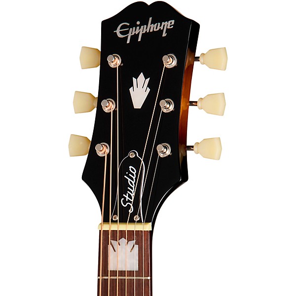 Epiphone J-200 Studio Acoustic-Electric Guitar - Vintage Sunburst