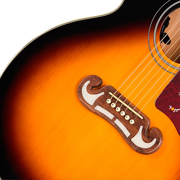 Epiphone J-200 Studio Acoustic-Electric Guitar - Vintage Sunburst