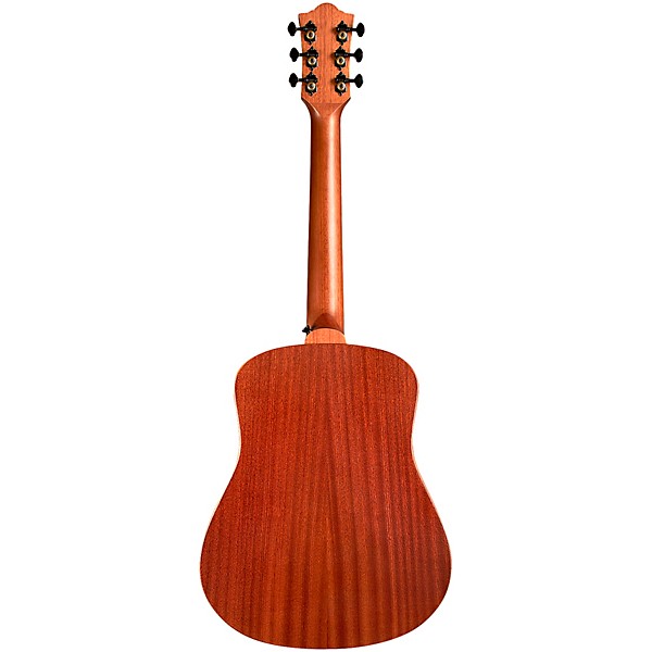 Guild Travel Mahogany Mini Dreadnought Acoustic Guitar Natural